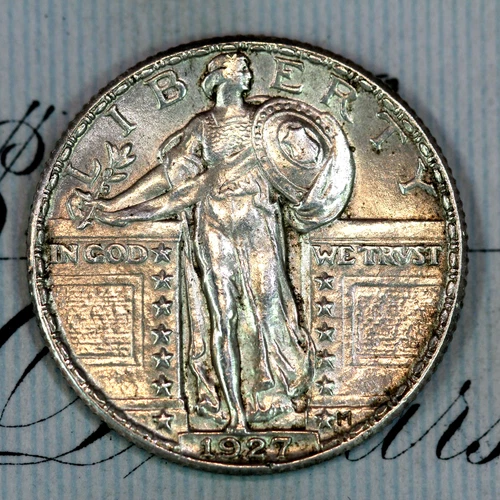 * 1927-P FH * SOLID+ GEM BU MS STANDING LIBERTY QUARTER * FROM COLLECTION