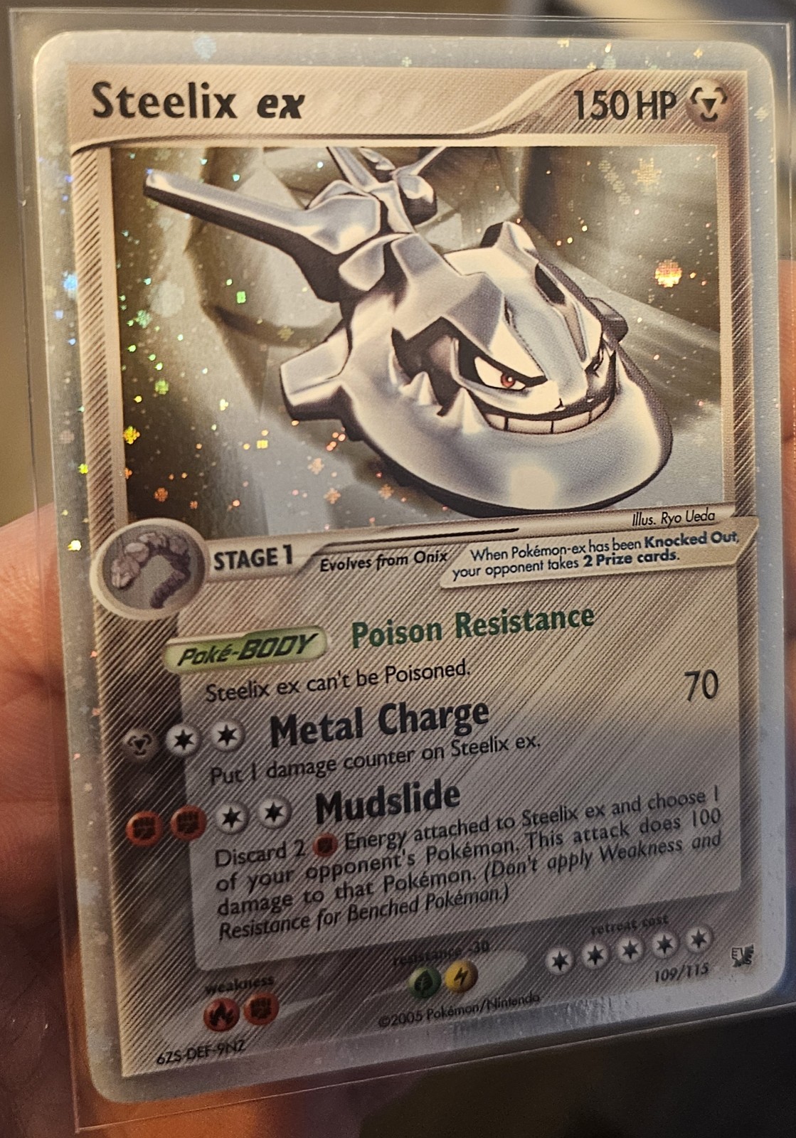 Stahlos/ Steelix ex 109/115 Unseen Forces  NM Ultra Rare