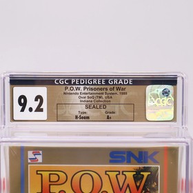 NES Nintendo P.O.W. PRISONERS OF WAR - CGC PEDIGREE GRADED 9.2 A+! NEW & Sealed!