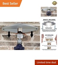 Finest Spigot Mounting Plate - Outdoor Faucet Repair Kit, No Plumbing Needed