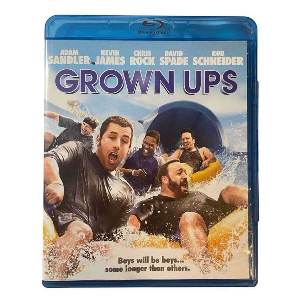 Grown Ups & Grown Ups 2 Blu-Ray Movie Set Adam Sandler Kevin James Chris Rock - Image 3 of 4