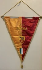 Gagliardetto pennant AS Roma Campion Di Italia 2000/01 completamente ricamato Gagliardetto.