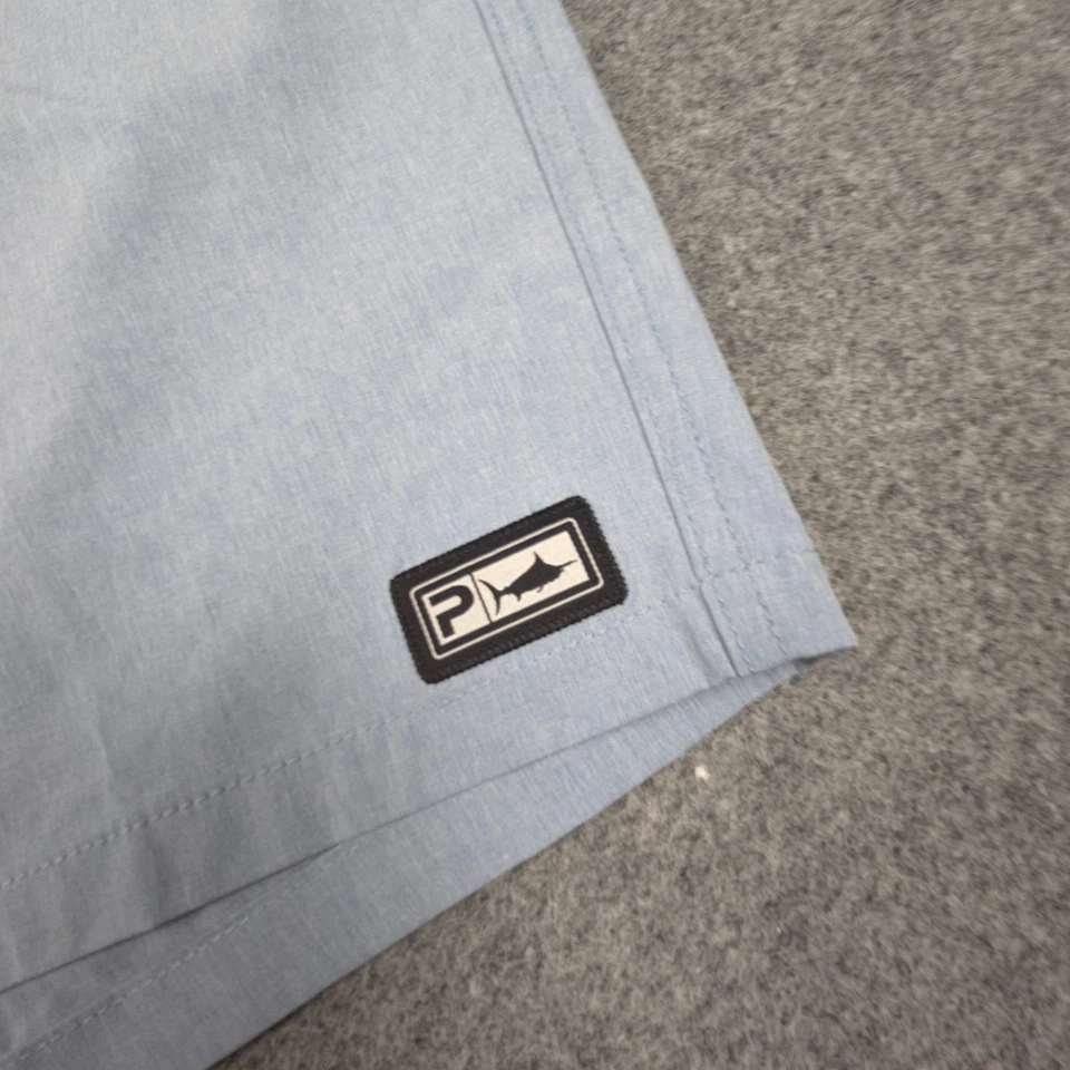 Pantalones Cortos Pelágicos Para Hombre 42 Azul Chino Surf Verano Playa Elástico Pesca Talla 42 Foto 2 de 4