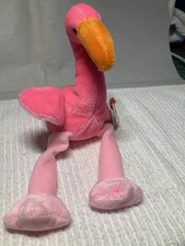 Ty Beanie Baby Pinky The Flamingo 1995. MWMTs **FREE SHIPPING
