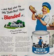 1949 Dutch Boy Paints Advertisement National Lead Company Warm Gray DWQQ17