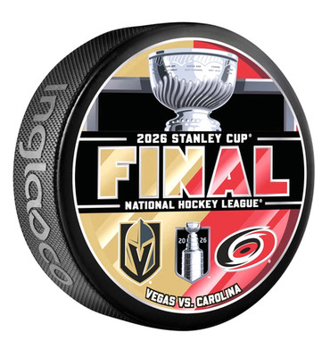 2026 VEGAS GOLDEN KNIGHTS VS CAROLINA HURRICANES SC FINAL DUELING TEAM PUCK