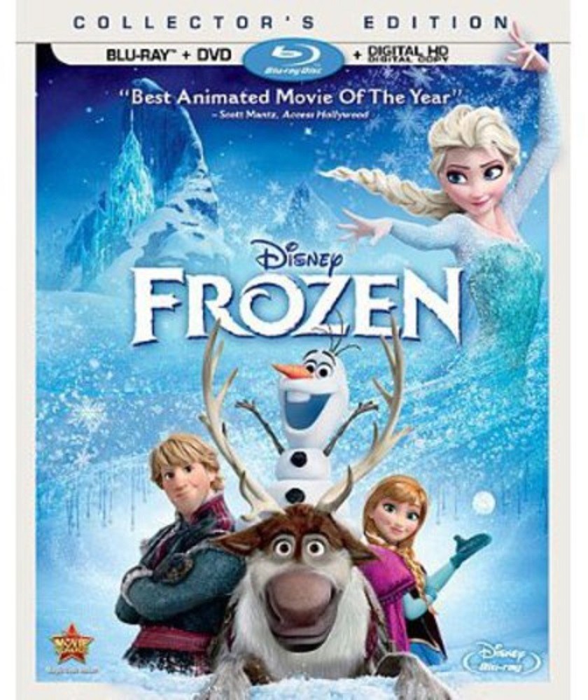 Disney's Frozen DVD + Blu Ray Double Feature One 1 & Two 2