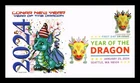DR JIM STAMPS US COVER LUNAR NEW YEAR OF THE DRAGON FDC PANDA CACHET