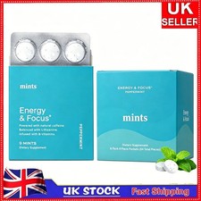 1-3Packs Natural Neuro Gum Energy Caffeine Gum with L-Theanine & Natural Caffein