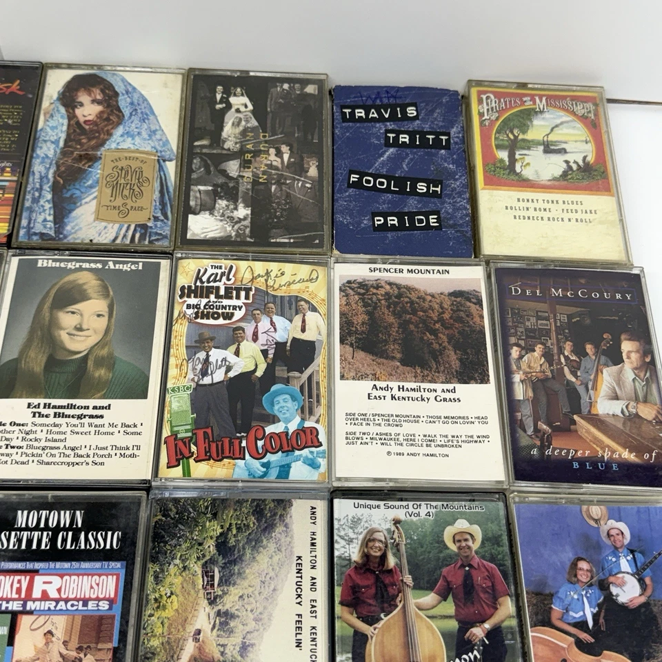Lot of 30 Classic Big Country Cassette Tapes Juice Newton Travis Tritt Alabama Foto 3 de 4