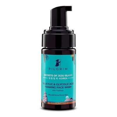Pilgrim 1,5% Salicyl (BHA) & 2% Glycolic Acid AHA Foaming Face Wash 120ml
