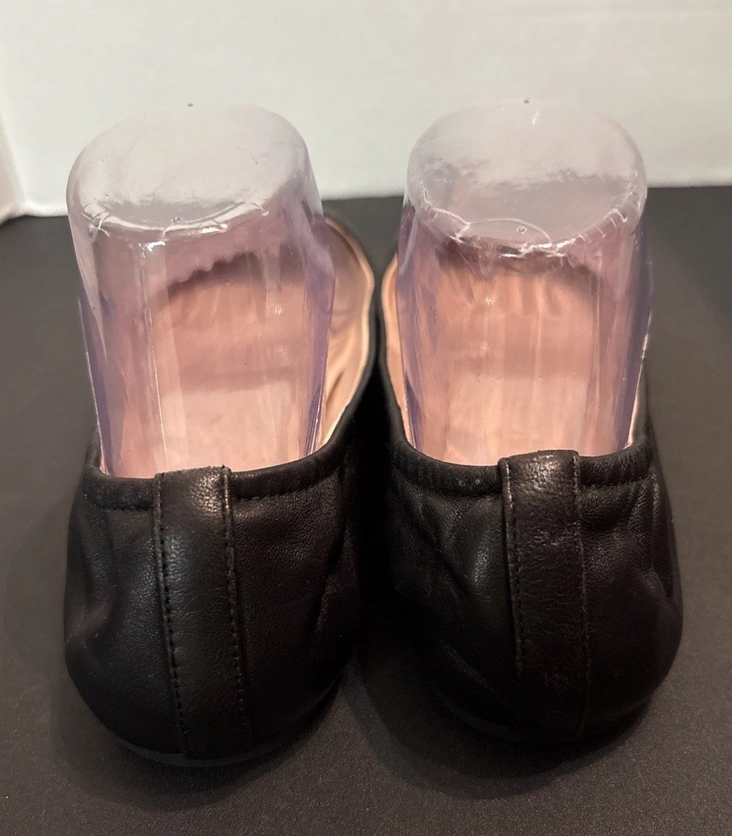 KATE SPADE Keaton Leather Ballet Flats US 9 B Color Black thumbnail 7