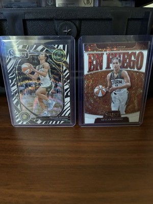 2025 Panini Select Skyler Diggins Courtside Zebra + 2025 En Fuego /75