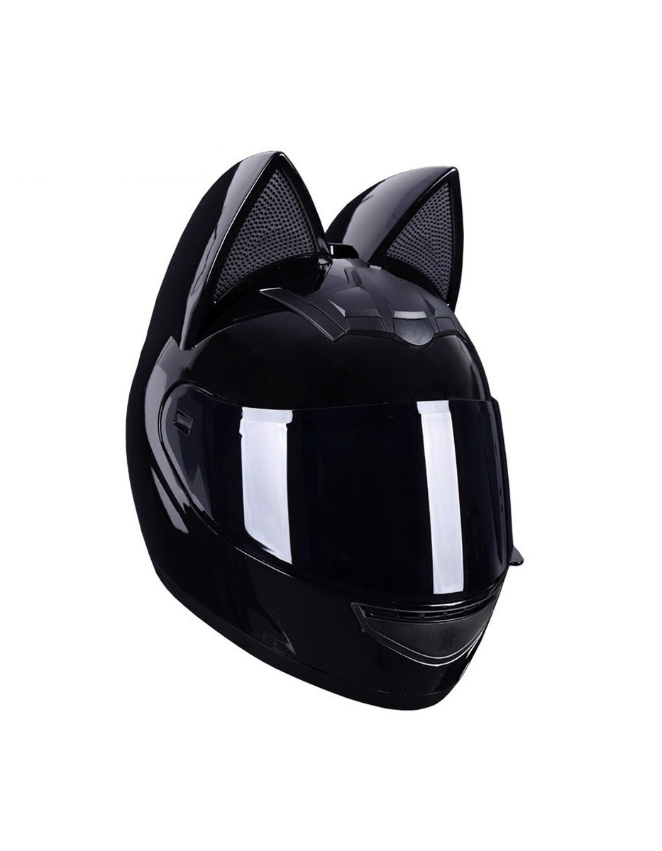 cat ear motorcycle helmet dot Black HNJ with Ears & Gold Visor Flaming Skull Motorcycle Helmet Color:Royal Purple customized_bag If you want the