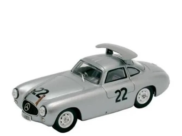 Bang 7327 1:43 Mercedes 300 Sl Coupé Le Mans 1952 Testcar Nr. 22 Metallic Grau-image