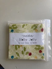 Holly Jolly by Sandy Gervais for Moda, 5" Charm Pack, 37 pcs