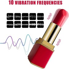 Secret Lipstick Shape Mini Body Massager Stick Waterproof Vibration Face Massage