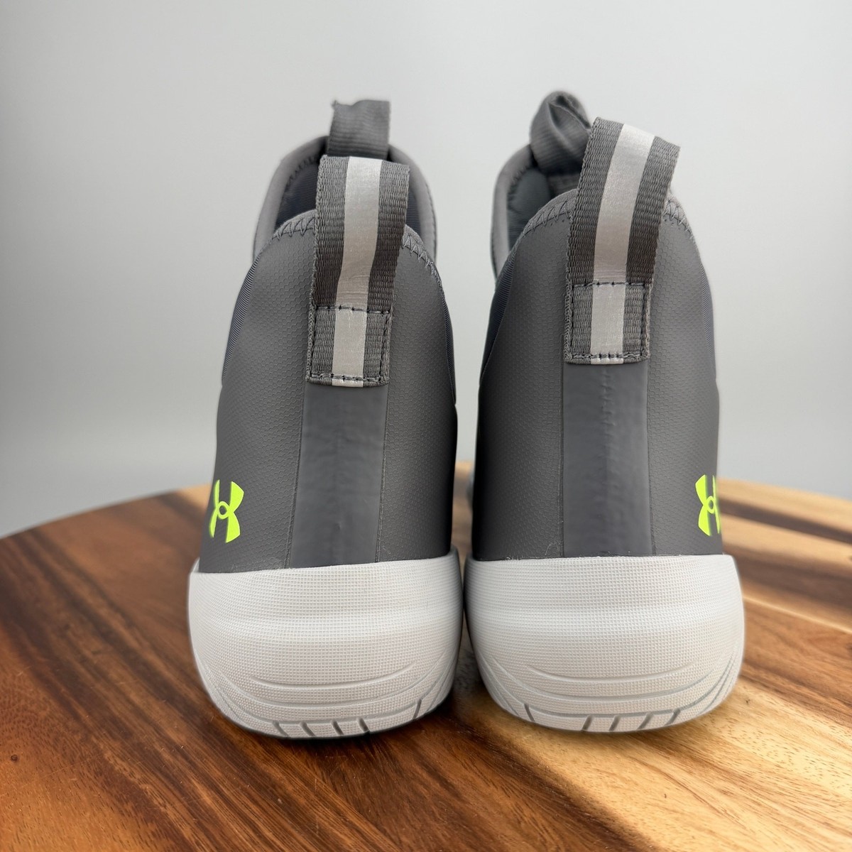 Under Armour Storm Proof deck Boots Mens 11 Grey Neon Waterproof 3026906-101 Under Armour Rain Boots for Men for Sale | Shop New & Used  main image 3