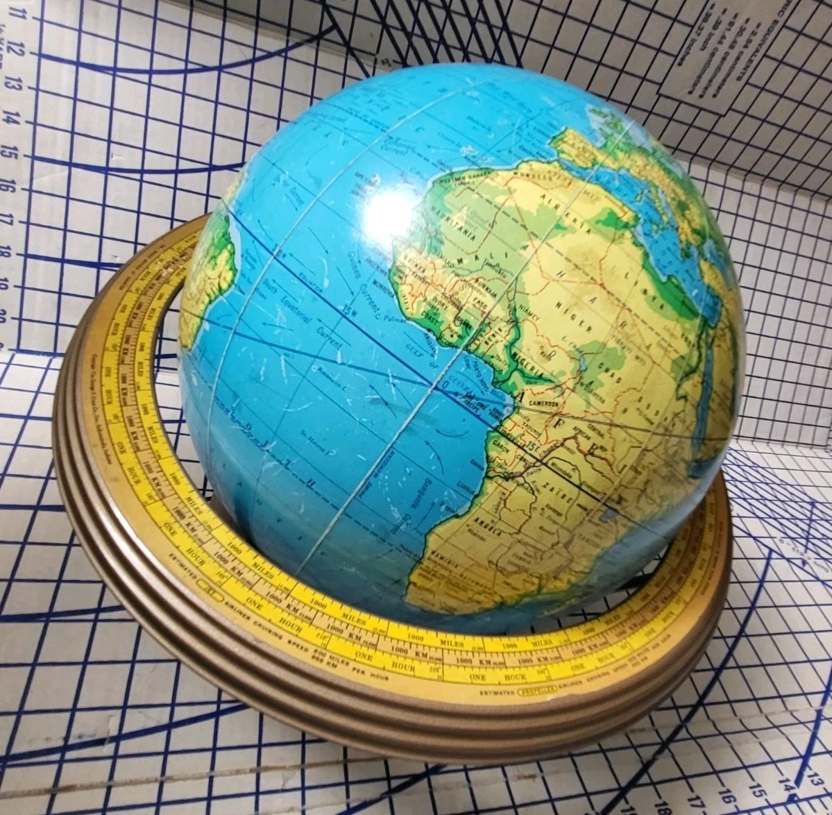 George F. Cram Co. 1950-1959 Date Range Antique World Globes