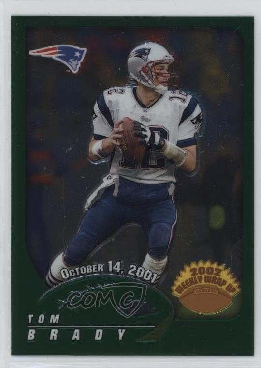 2002 Topps Chrome 2002 Weekly Wrap Up Tom Brady #150 0yp5