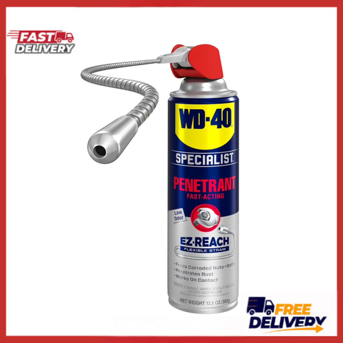 WD 40 Specialist Penetrant 13.5 oz EZ Reach Lubricant Rust Remover Spray - Picture 1 of 11