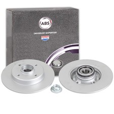 2x A.B.S. BREMSSCHEIBEN 249mm HINTEN passend für CITROËN C3 C4 DS3 DS4 DS DS