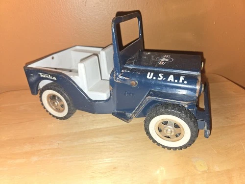 VINTAGE TONKA U.S. AIR FORCE METAL Toy JEEP L@@K
