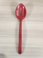 Robinson Ultratemp Red Slotted Serving Spoon 2115-1 400°F Heat Cap Made in USA