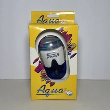 Vintage Seroquel Aqua Computer Mouse PS2 Rollerball Liquid Filled Drug Promo