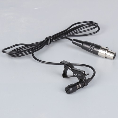 Professional Lapel Lavalier Microphone for AKG Samson Wireless Mini 3 Pins XLR - Picture 1 of 4