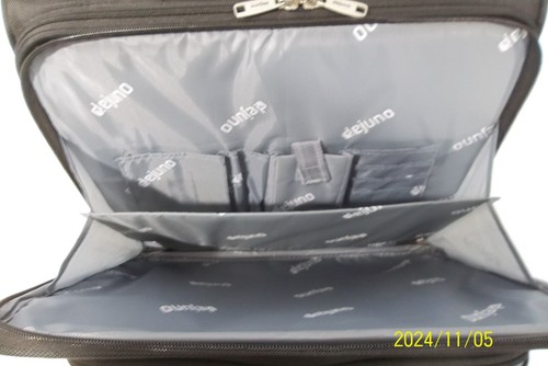 Dejuno Model PRC22-BK Rolling 17" Laptop Briefcase Computer Case One Size Black - Photo 15/20