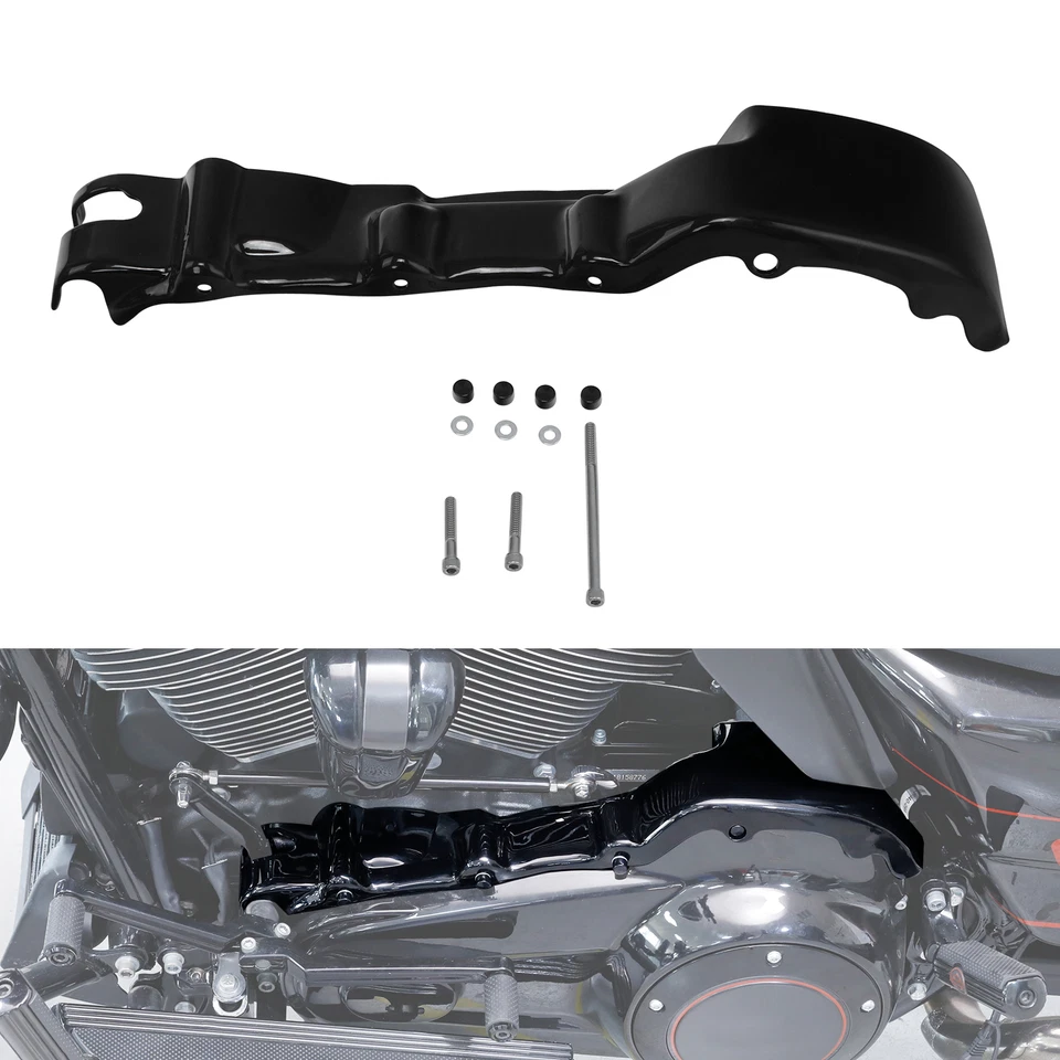 Black Inner Primary Cover Fit for Harley Touring Electra Street Glide 2017-2023 - Image 2 of 4
