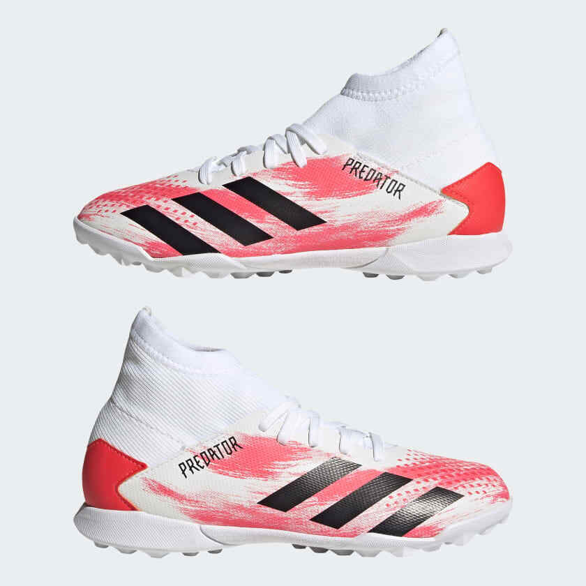 ADIDAS BOYS JUNIOR PREDATOR 20.3 ASTRO TURF TRAINERS SHOES SOCCER FOOTBALL BOOTS