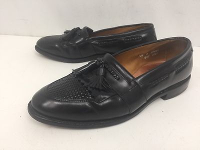 ALLEN EDMONDS Black Basket Weave Cody Tassel Loafer Size 10.5 C ALLEN EDMONDS Black Basket Weave Cody Tassel Loafer Size  main image 3