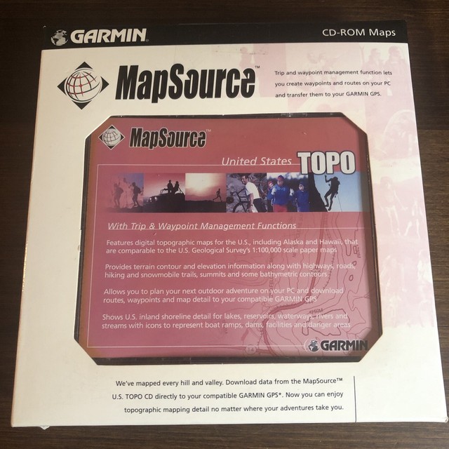 Garmin Mapsource United States Topo Cds V3 With Trip Waypoint Management For Sale Online Ebay
