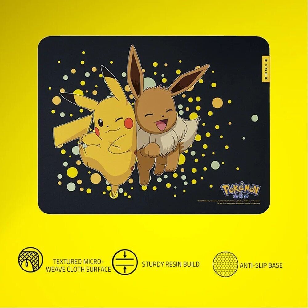 New Razer x Pokémon Eevee Goliathus V3 Soft Gaming Mouse Pad Desk