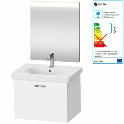 Duravit Good Badmöbel-Set 650mm Unterschrank Weß Matt