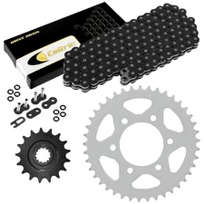 Black O-Ring Drive Chain & Sprockets for Kawasaki ZX1000 Ninja ZX10R 2008-2010