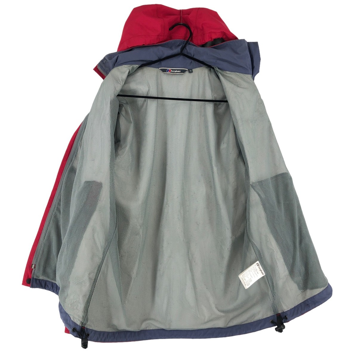 Veste Berghaus Femme – Bleue, Capuche, UK 12, Polyamide (occasion Très Bon état)