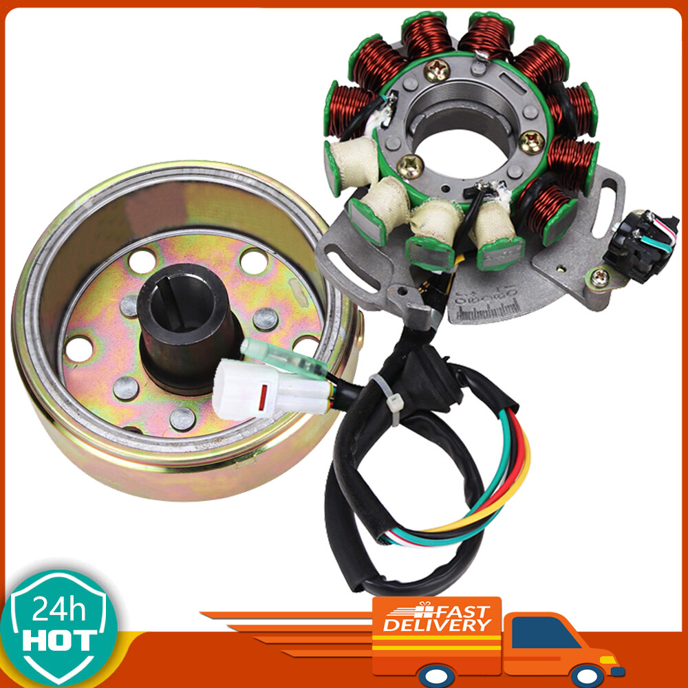 よーへー Stator Magneto & Flywheel Rotor Assembly for Yamaha Banshee 350