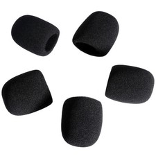 Handheld Stage Microphone Windscreen Foam Sponge Mic Cover Karaoke Black 70x58mm