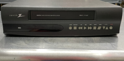 Zenith VRA412 4-Head VCR VHS Recorder Speak-EZ Voice Directed Operating System
