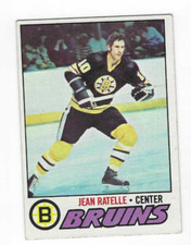 1977-78 TOPPS JEAN RATELLE #40 BOSTON BRUINS