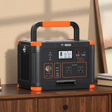 1000W  500W  Portable Solar Generator Station Battery Power Bank