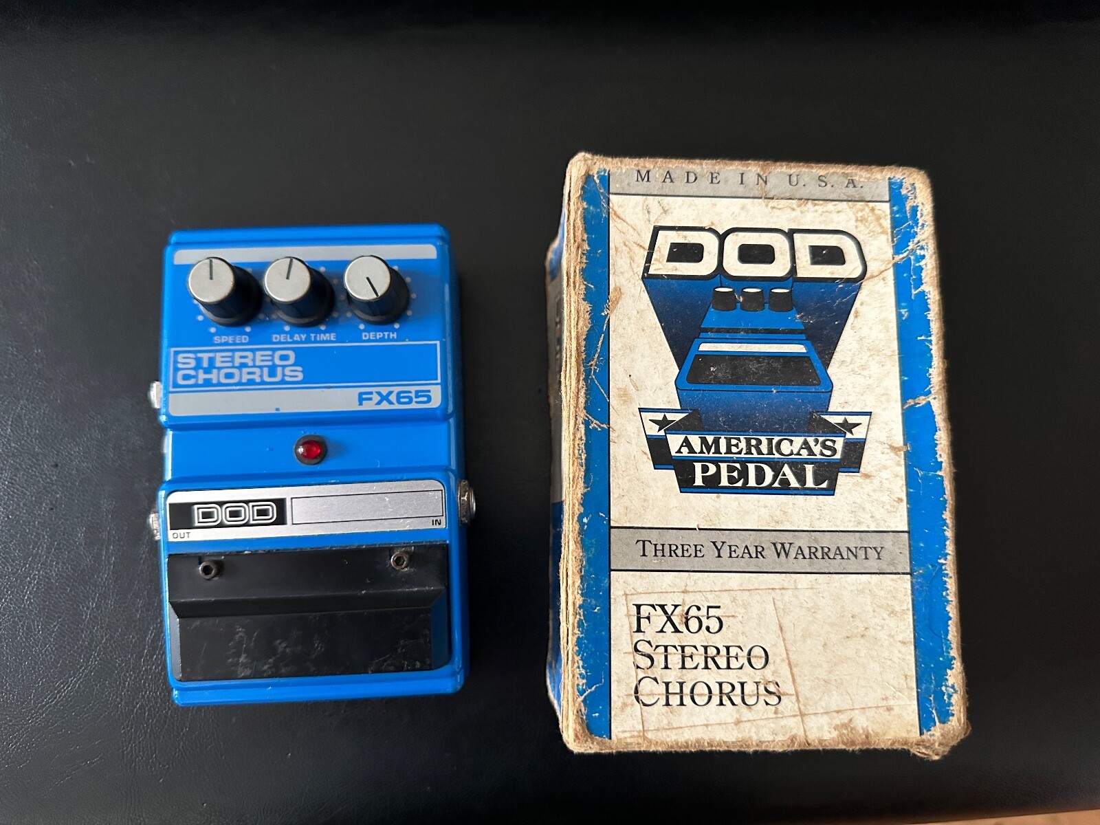 DOD FX65 Stereo Chorus. Classic guitar effects pedal. Original box eBay