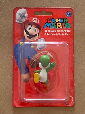 SUPER MARIO 2'' FIGURAL KEYCHAIN COLLECTION ''YOSHI'' NINTENDO BANPRESTO 2009 NEW
