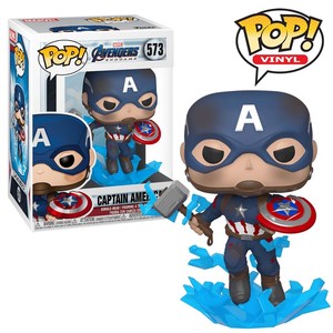 captain america mjolnir pop funko