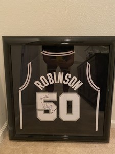 david robinson autographed jersey