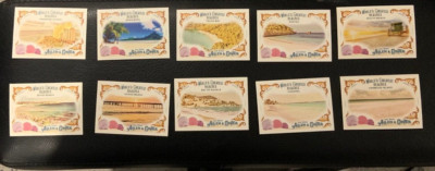 2018 Topps Allen & Ginter World's Greatest Beaches Complete 10 Card Insert Set