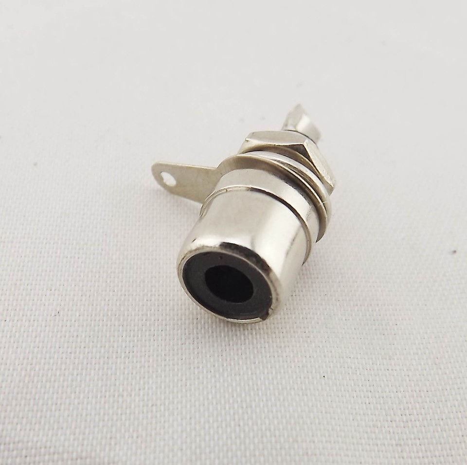 rca saldare da pannello con estremità connettore femmina, anello ROSSO